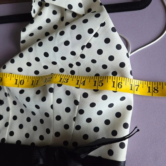 Carmen Marc Valvo Silk Halter Midi Dress - Picture 14 of 15